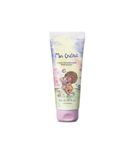 Loção desodorante hidratante corporal ma chérie, 200ml