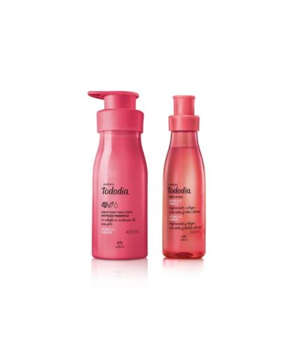 Kit Body Splash e Creme Sorbet Nutritivo Tododia Acerola e Hibisco