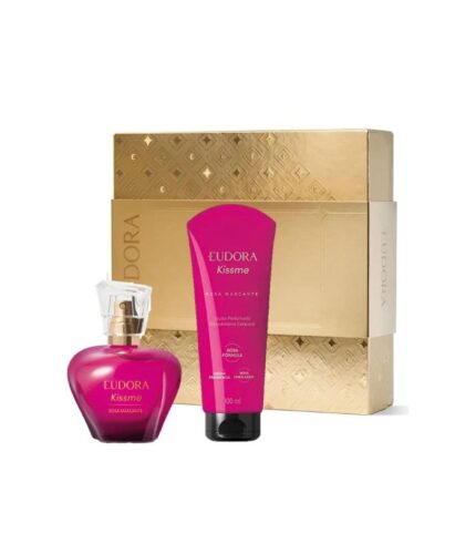 Kit Presente Kiss Me Rosa Marcante (02 itens)