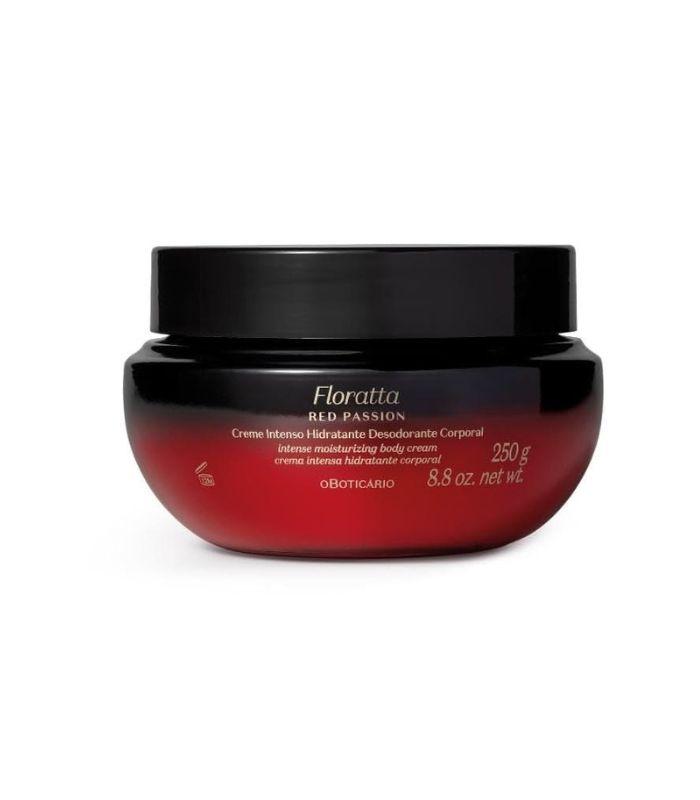 Creme Intenso Hidratante Desodorante Corporal Floratta Red Passion 200g